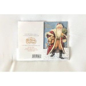 Small Old World Christmas Santa Cards